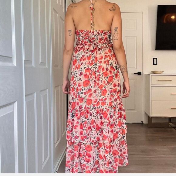 MISA Los Angeles Floral Halter Maxi Dress – Size Small - Picture 5 of 8